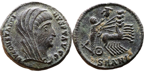 Ancient Roman coin of Constantine I - Hand of God - Near perfect strike